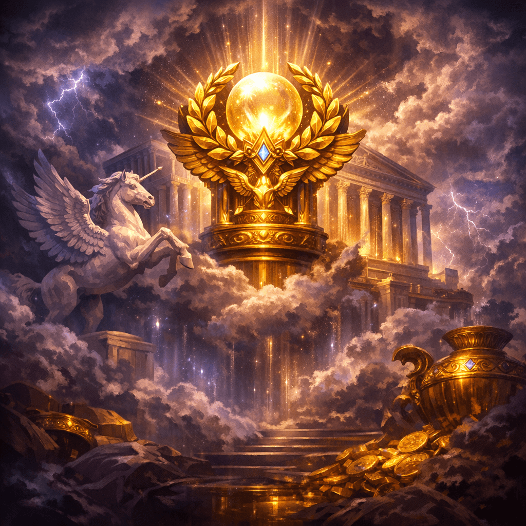 Divine Fortune themed artwork