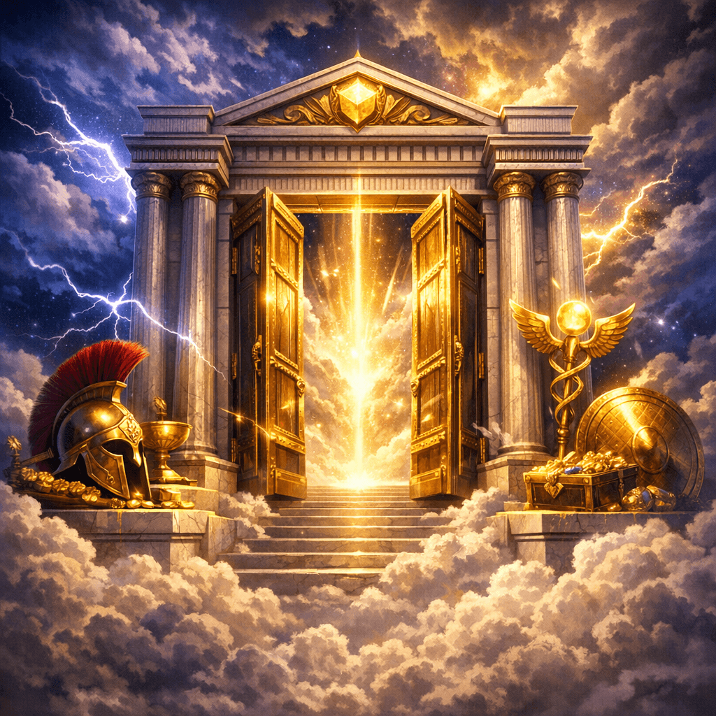 Gates of Olympus themed artwork