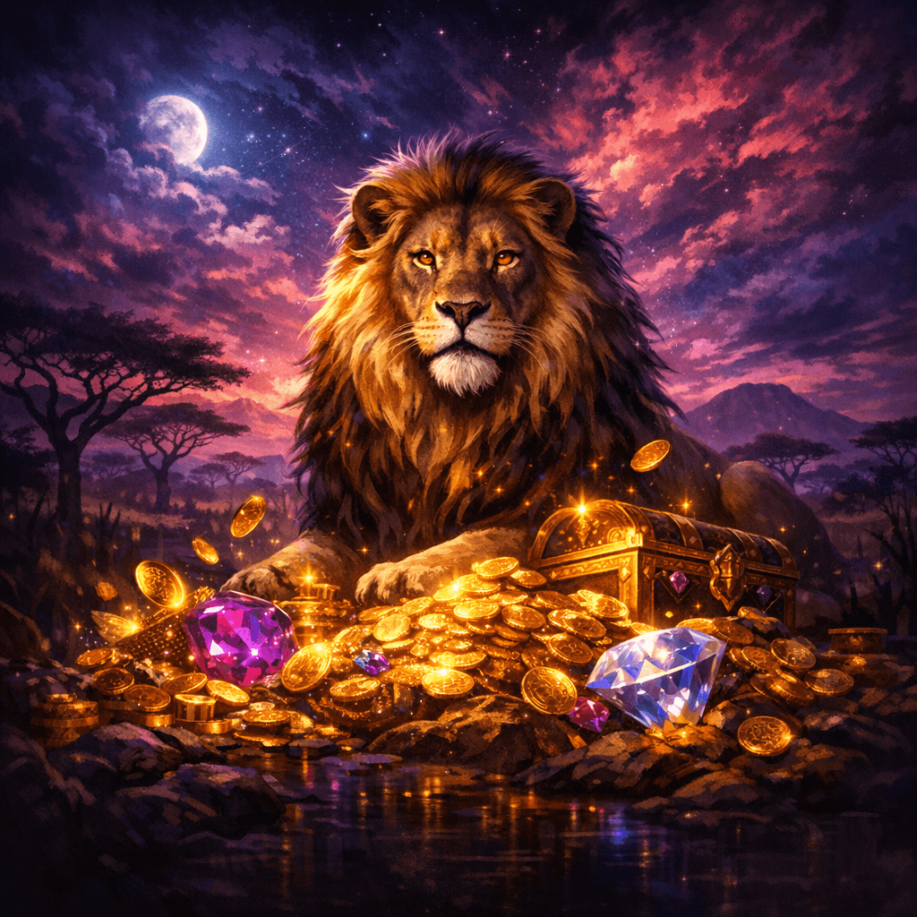 Mega Moolah themed artwork