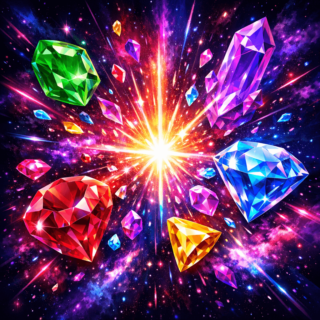 Starburst themed artwork