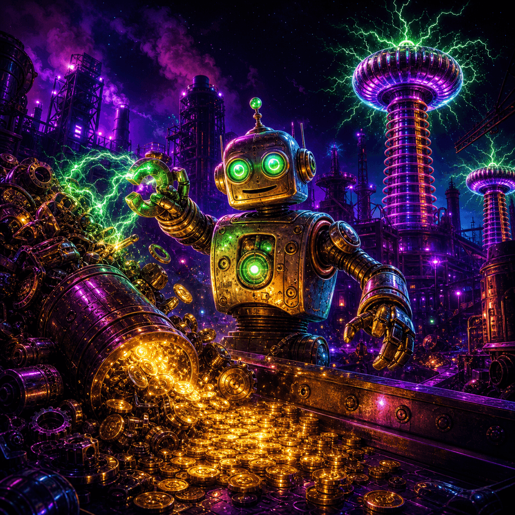 Recycle Riches themed artwork